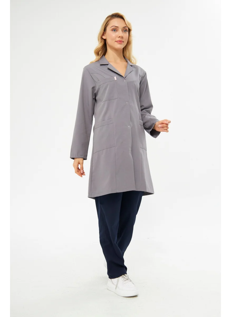 Mervem Master Apron Alpaca Woman Gray