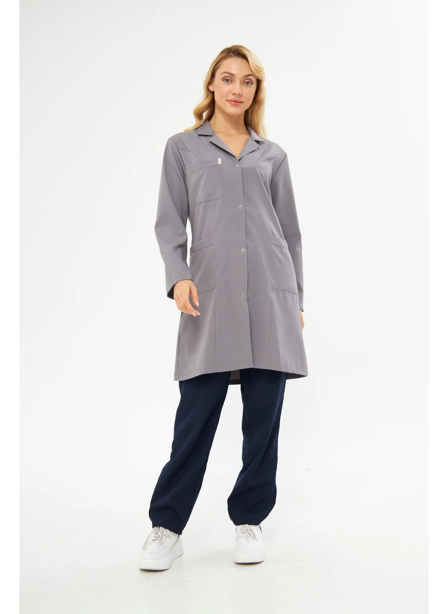 Mervem Master Apron Alpaca Woman Gray