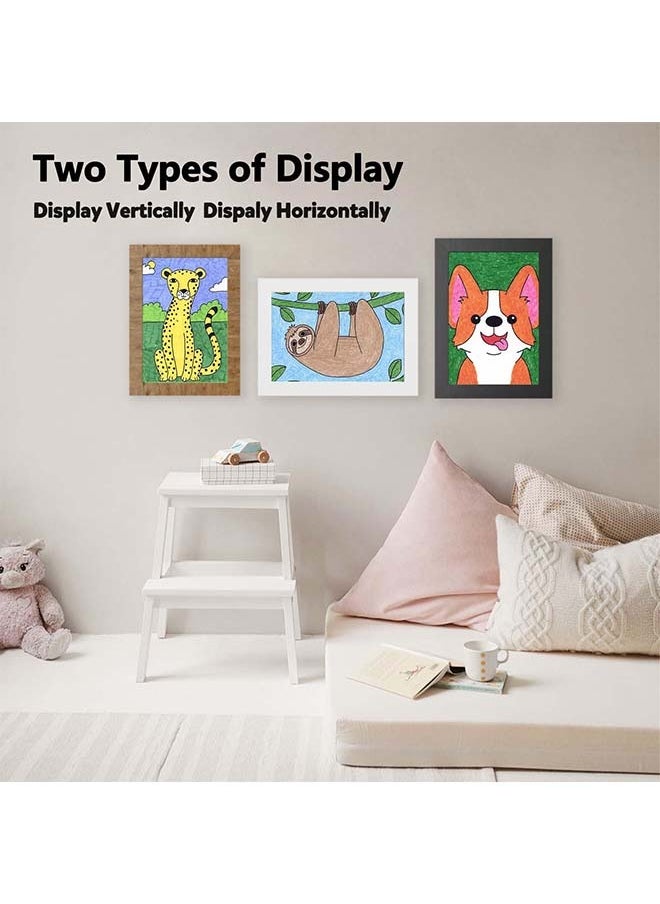 Pack of 2 Picture Frames Children's Drawings A4 for 150 Pictures, Front Opening Children's Art Frame, Hinged A4, Ideal for Children's Drawings, Artwork, School, Family (White) - pzsku/Z60DC0620672B40846966Z/45/_/1720161370/cc94b026-2808-4b41-98ff-0758f005d6df