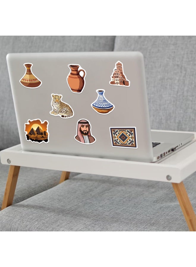 قوس قزح أورينبو ملصقات الشرق الأوسط 50 قطعة ملصقات مضحكة مقاومة للماء لمباني شهيرة لأجهزة الكمبيوتر المحمول وزجاجة الماء ولوح التزلج والأمتعة وسجل القصاصات والمصد والكمبيوتر والسيارة والدراجة والجيتار ملصقات فينيل كرتونية للبالغين والمراهقين - Image 4