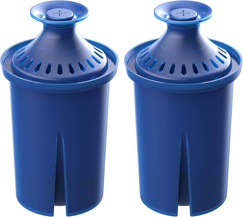 AquaCrest AQUA CREST Water Filter, Intended for BritaÂ® EliteÂ® Water Filter, Pitchers and Dispensers, Everyday, UltraMax, Metro+, XL and More, Lasts 6 Months, 2 Pack - Image 1