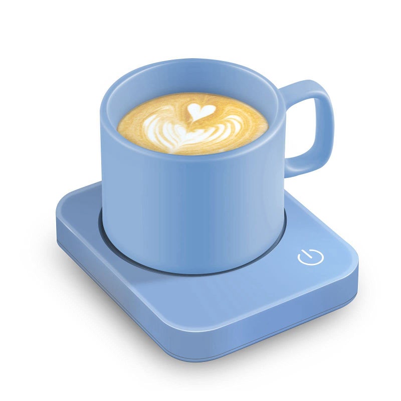 سخان أكواب القهوة VOBAGA للمكتب مع إيقاف تشغيل تلقائي 3 إعدادات حرارة ملحقات المكتب المنزلية مثالية للقهوة والشاي والحليب بدون كوب