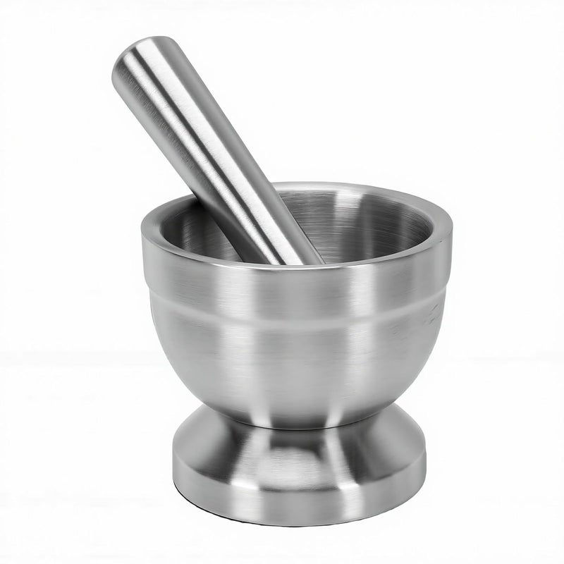 Popular practical build Yosoo 304 Stainless Steel Mortar and Pestle Set, Rustproof Grinder Bowl with Non Slip Base for Grinding Seasoning Nuts Pesto Guacamole (S) Multi-price design picks Light precision processed material Trendy versatile build Processed natural substance Balanced weight Nationwide warehouse layout Integrated practical design Upgraded general grade quality Affordable trusted craftsmanship Working day delivery service Rack sorted local inventory Longevity upgraded craftsmanship Freeze crack proof Mountain region eligible ship Nationwide delivery Narrow & wide space compatible Global versatile design Budget global standard quality Popular trusted craftsmanship Modern look Domestic distribution ready Cross product compatible Personal & public compatible Cost effective upgraded craftsmanship - Image 1