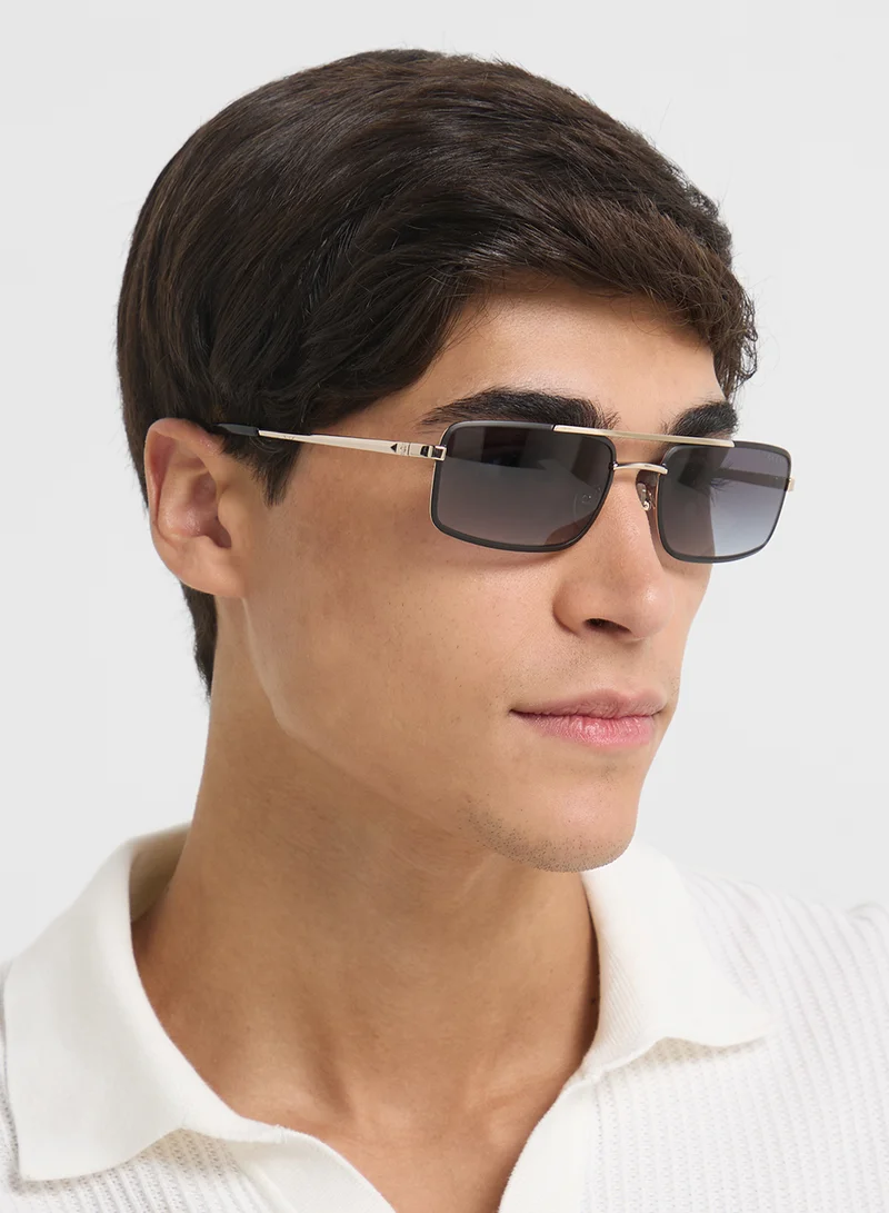 GUESS Metal Shaped Sunglasses