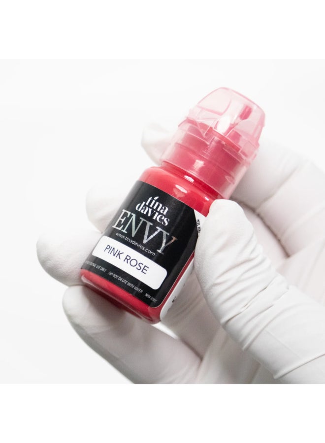 Perma Blend صبغة شفاه تينا ديفيز - وردي روز 15 مل Pbtdpr1/2 - Image 4