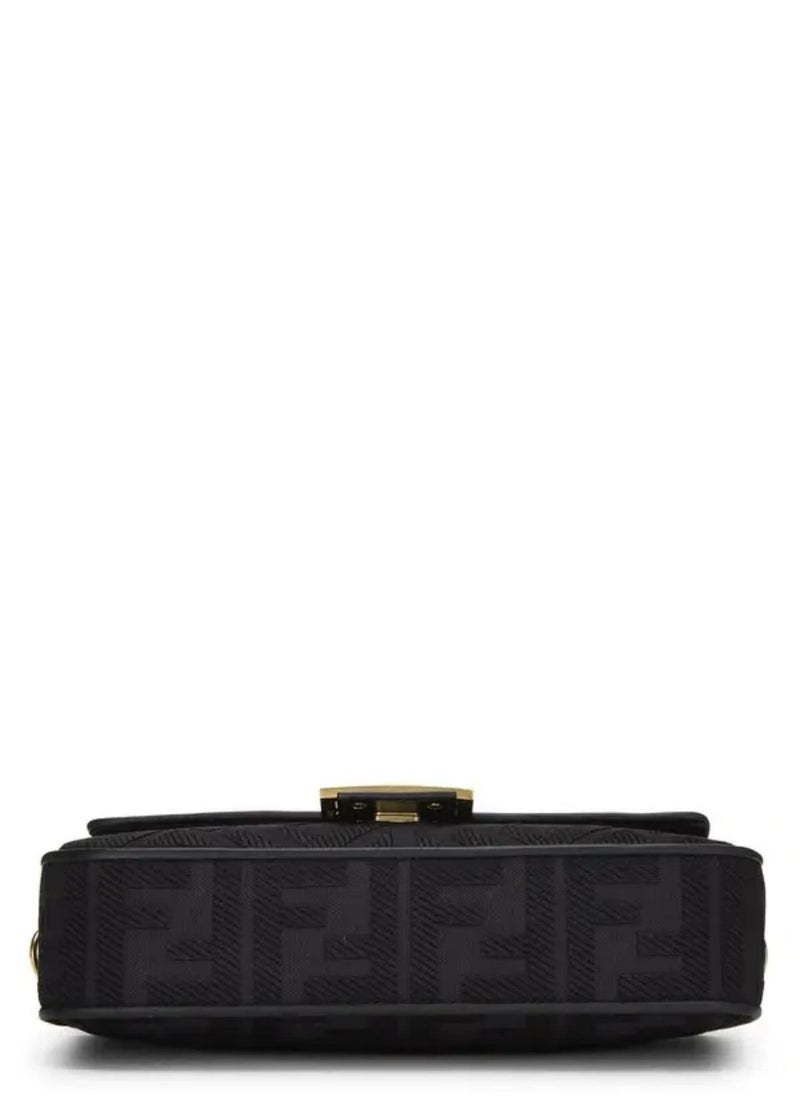 Fendi Rx - Canvas Vitello King Extra Strap FF Embroidered Baguette - Image 1