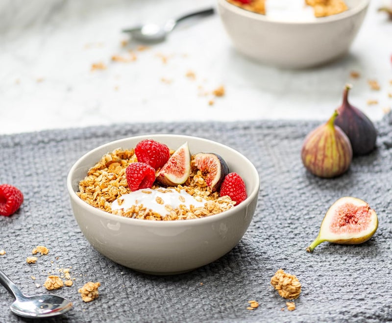 KooK Soup Bowls Cereal Bowl Ceramic Bowls for Kitchen Microwave Dishwasher and Freezer Safe Porcelain Dishes for Pasta Salad Oatmeal Deep Interior 20 oz Set of 6 Powder Grey - Image 4