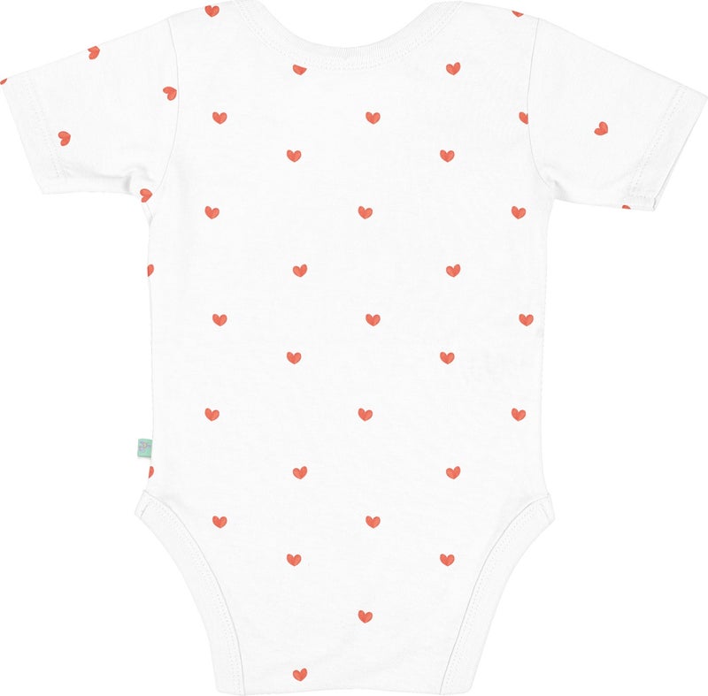 Casadora Baby Amore Organic Cotton Baby Short Sleeve Bodysuit - Image 2