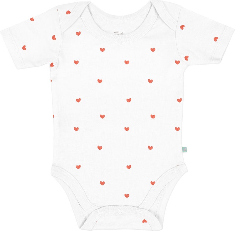 Casadora Baby Amore Organic Cotton Baby Short Sleeve Bodysuit - Image 1