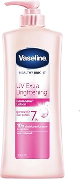 Vaseline لوشن الجسم فازلين هيلثي برايت يو في لتفتيح إضافي جلوتا جلو حجم 300 مل - Image 1