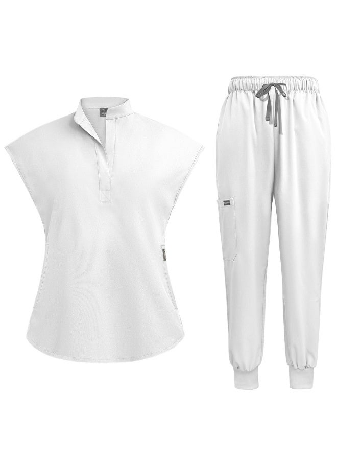 NIBEMINENT Pet Grooming Doctor Work Clothes High Quality Scrub Uniform Jogging Pant Nursing Workwear Health Care Medical School Accessories - Image 1