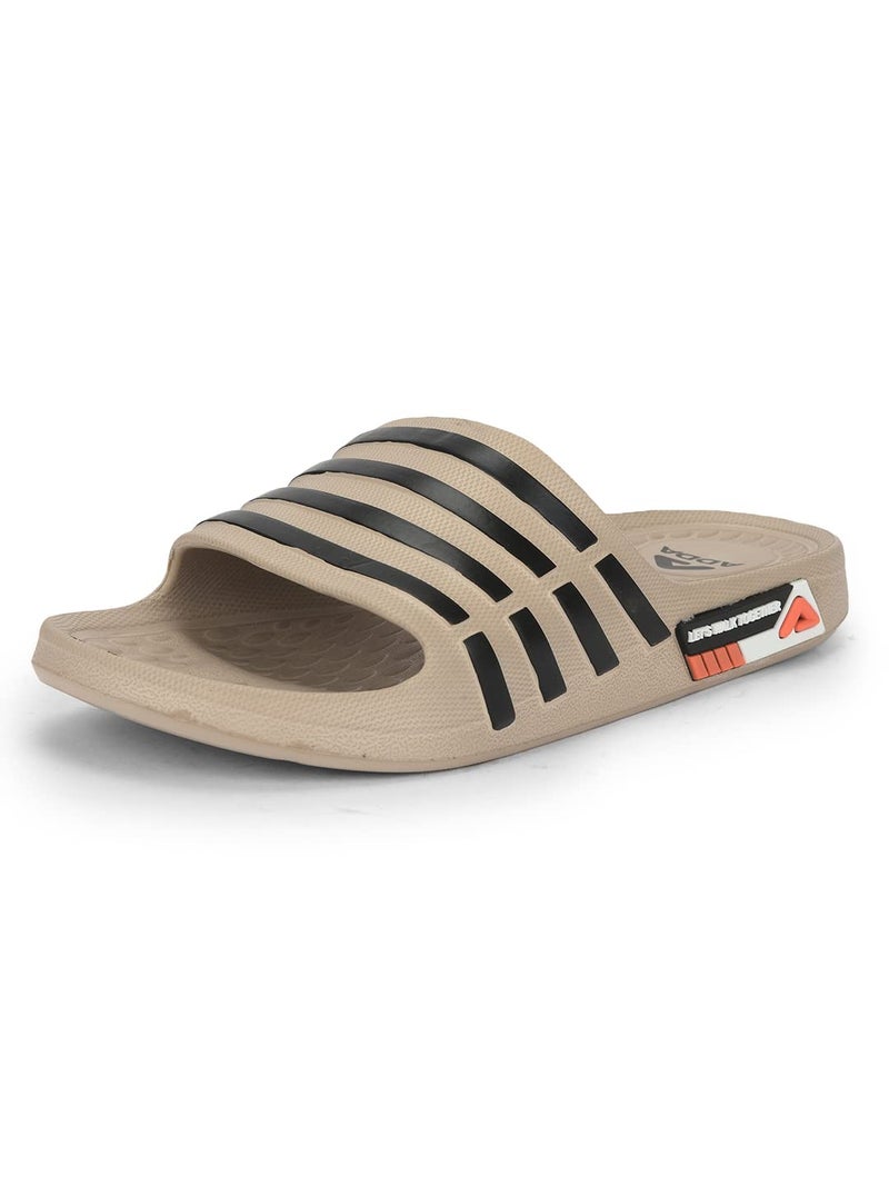 ADDA (LABEL) TM-NEXT GEN || Durable & Comfortable || 2D Sole || Skid Resistant || Lightweight || Soft & Comfortable Footbed || Outdoor Slipper || Special Soft || Sliders for Men - Image 1