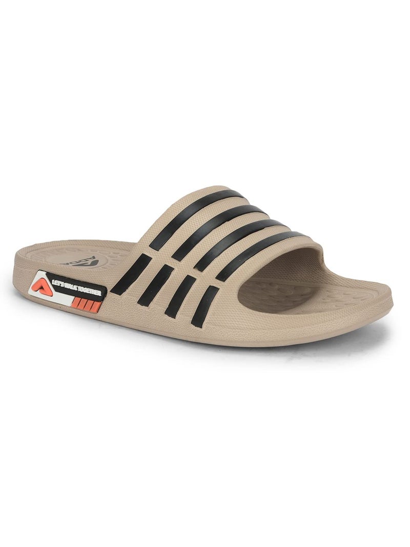 ADDA (LABEL) TM-NEXT GEN || Durable & Comfortable || 2D Sole || Skid Resistant || Lightweight || Soft & Comfortable Footbed || Outdoor Slipper || Special Soft || Sliders for Men - Image 2