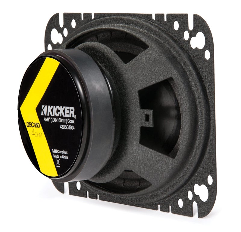 KICKER DSC460 4x6-Inch (100x160mm) Coaxial Speakers, 4-Ohm (Pair) - Image 3