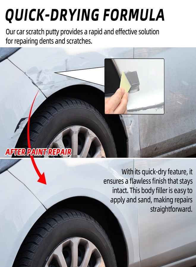 Calvana (2-Pack) 10g Car Body Filler Repair Kit, Automotive Putty Scratch Filler, Quick-Drying Formula for Minor Touch-ups, Ideal for Car Paint Scratch Removal and Rust, Includes Repair Tools - Image 3