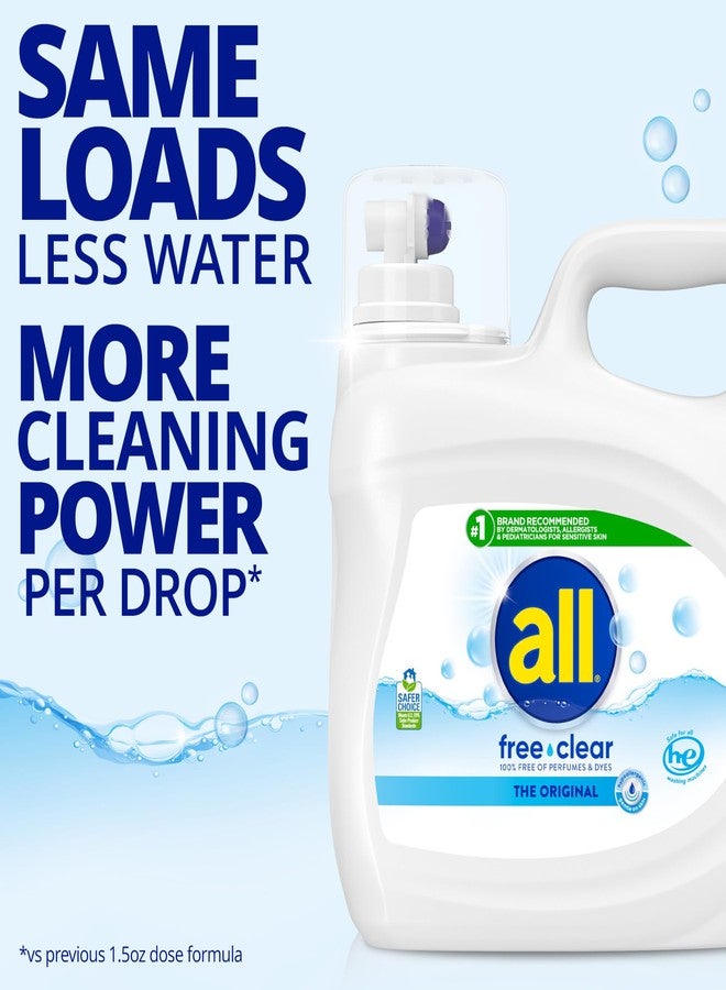 all Liquid Laundry Detergent Free Clear, 118 Ounce, 94 Loads - Image 2