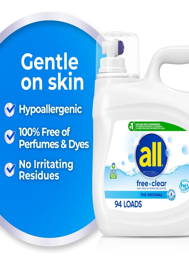 all Liquid Laundry Detergent Free Clear, 118 Ounce, 94 Loads - Image 5