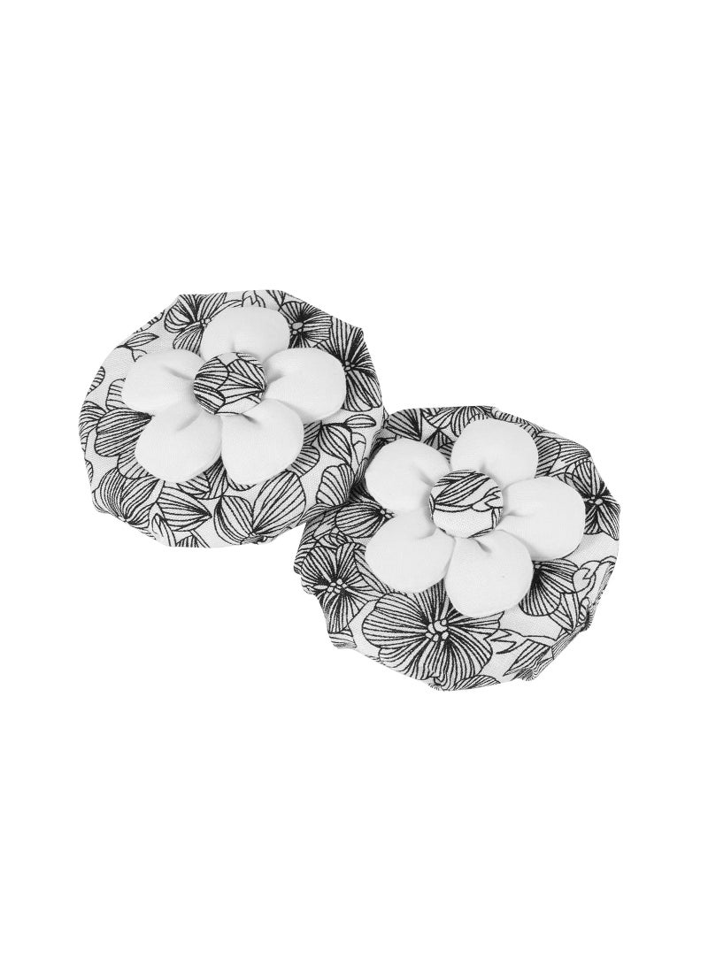 SYOSI 2 pcs Door Knob Covers, Anti Collision Soft Door Knob Protector Cover Reusable Washable Floral Door Handle Cushion with Cotton and Sponge, Decorative Door Handle Cover for Child Safety - Image 1