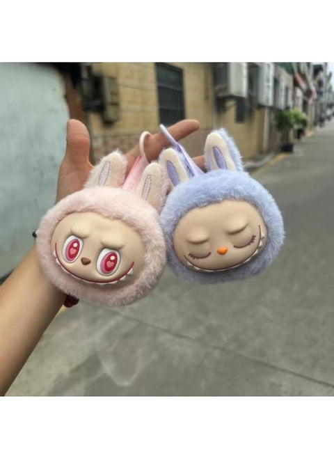 Generation Vinyl Plush Head Small Pendant Second Generation Cloth Key Chain Ugly Cute Doll-Specification:.second Generation Purple-Color:Pendant Is About 11cm