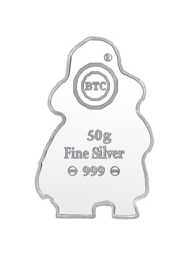 BTC 50 Grams Um Saloom Silver Bar - Image 2
