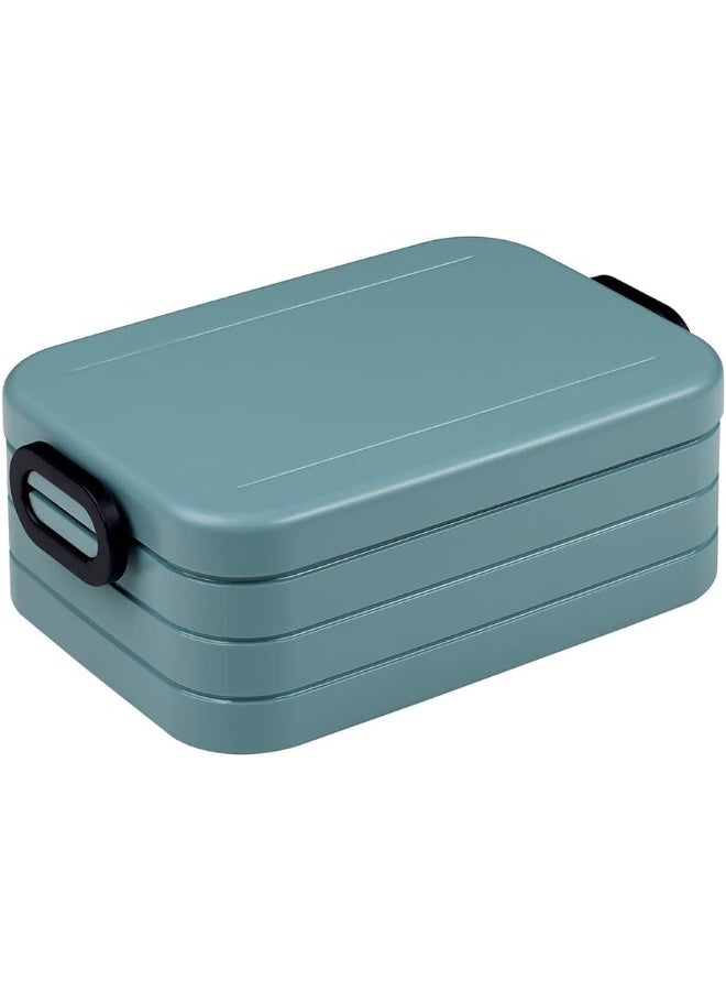Mepal 900ML Bento Lunch Box Take A Break Medium Nordic Green - Image 2