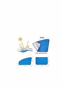 Y&D Car Sun Shade, Rear Front Window Shade Side Sunshade Baby 4pcs  - Image 1