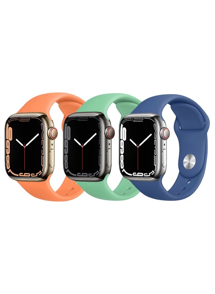 Perfii 3pcs Apple Watch Strap 42/41/40/38mm Replacement for Apple Watch Series 10/9/8/7/6/5/4/SE  - Image 1