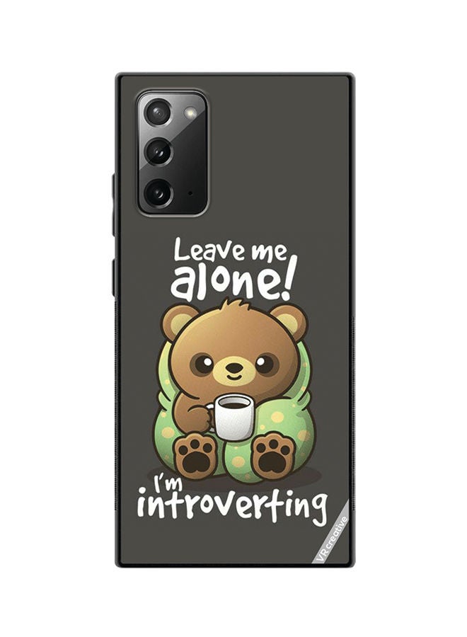 VR CREATIVE Protective Case Cover For Samsung Galaxy Note20 5G Leave Me Alone Design Multicolour - Image 1