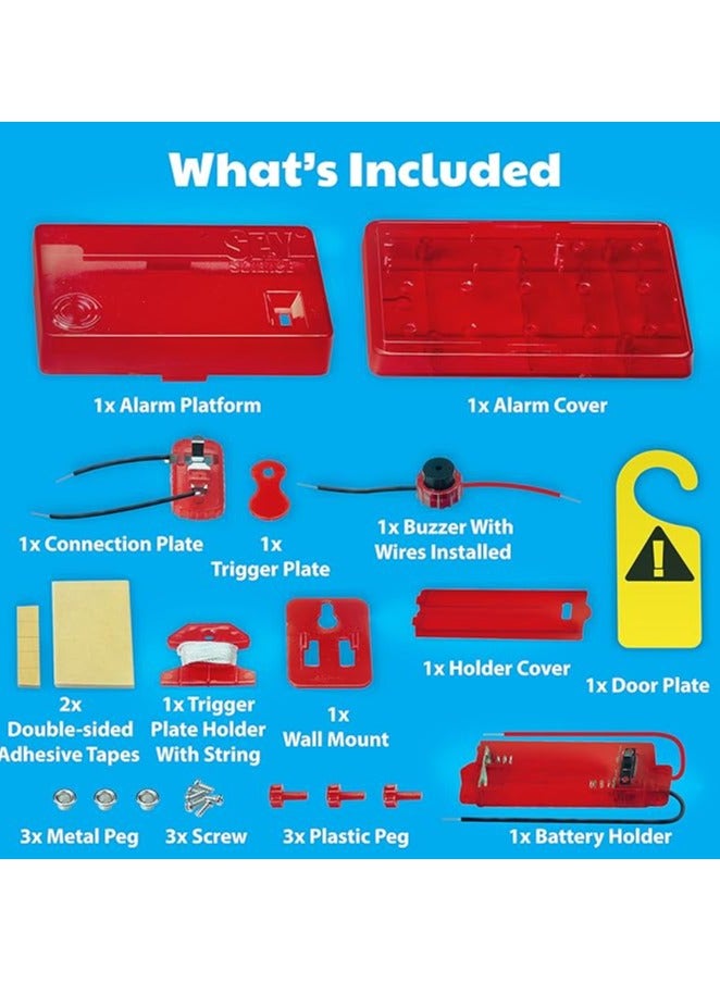 4M KidzLabs Magnetic Intruder Alarm Kit – Build a Real Working Alarm System Using Magnetism & Circuits | STEM Security Science Kit for Kids Ages 8+ | 00-03440 - Image 3