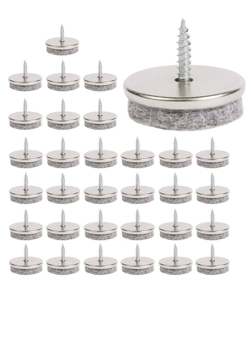 Y&D - Furniture Felt Pads, Pads with Easy Screw Installation are Ideal Floor Protector - Image 1