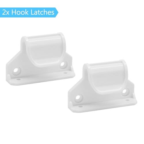 KISKIZ Retractable Baby Gate Replacement Parts Kit (White) Retractable Pet Gate Hardware Full Set Wall Mounting Accessories with Brackets Anchors and Screws Baby Gate Accessories Retractable Dog Gate - Image 3