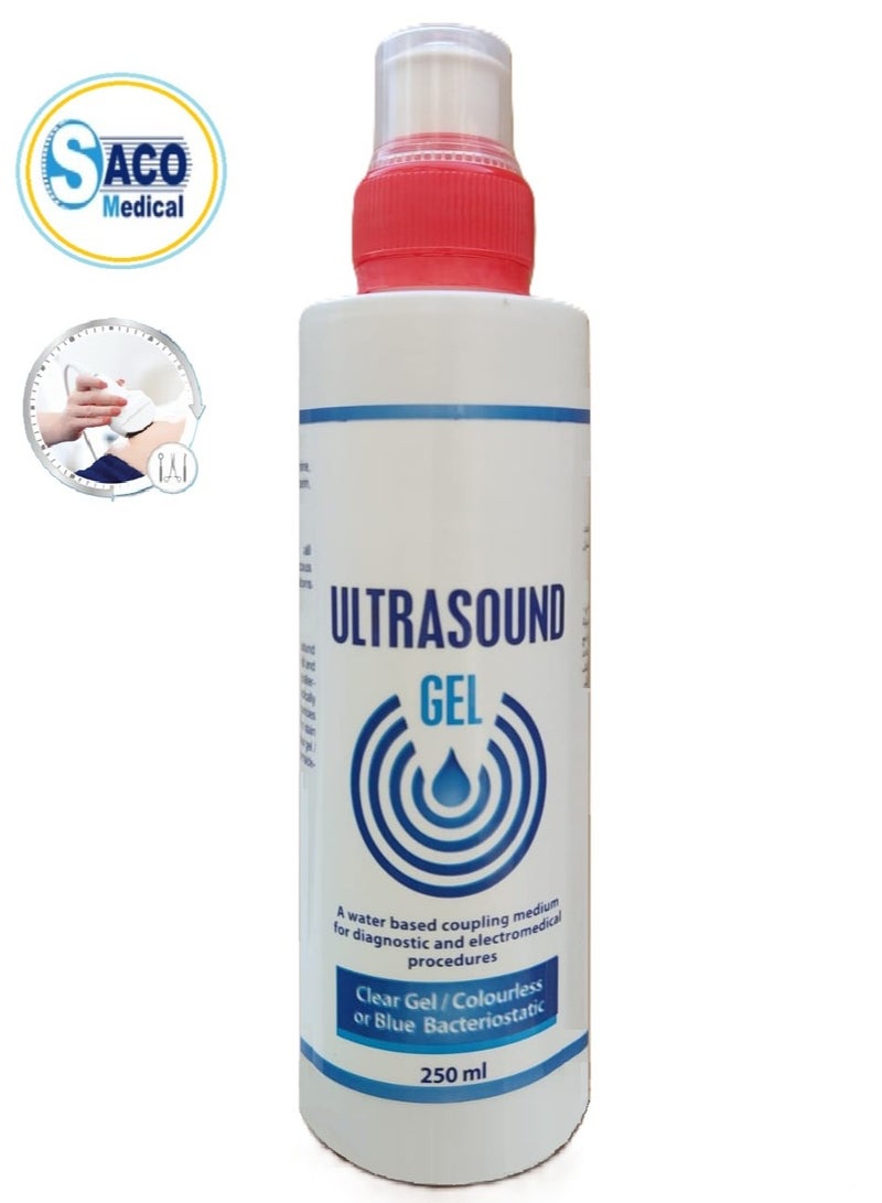 ساكو الترا ساوند جل بالموجات فوق الصوتية اقل حركة عالي اللزوجة  ومضاد للجراثيم 250 مل من ساكو ( 2 عبوة ) - Image 1