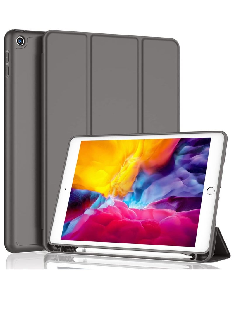 MIGOFAST iPad 9.7 Case 2018 2017 Model 6th 5th Generation Smart Cover with Pencil Holder and Soft Baby Skin Silicone Back and Full Body Protection Auto Wake Sleep Cover - Image 1