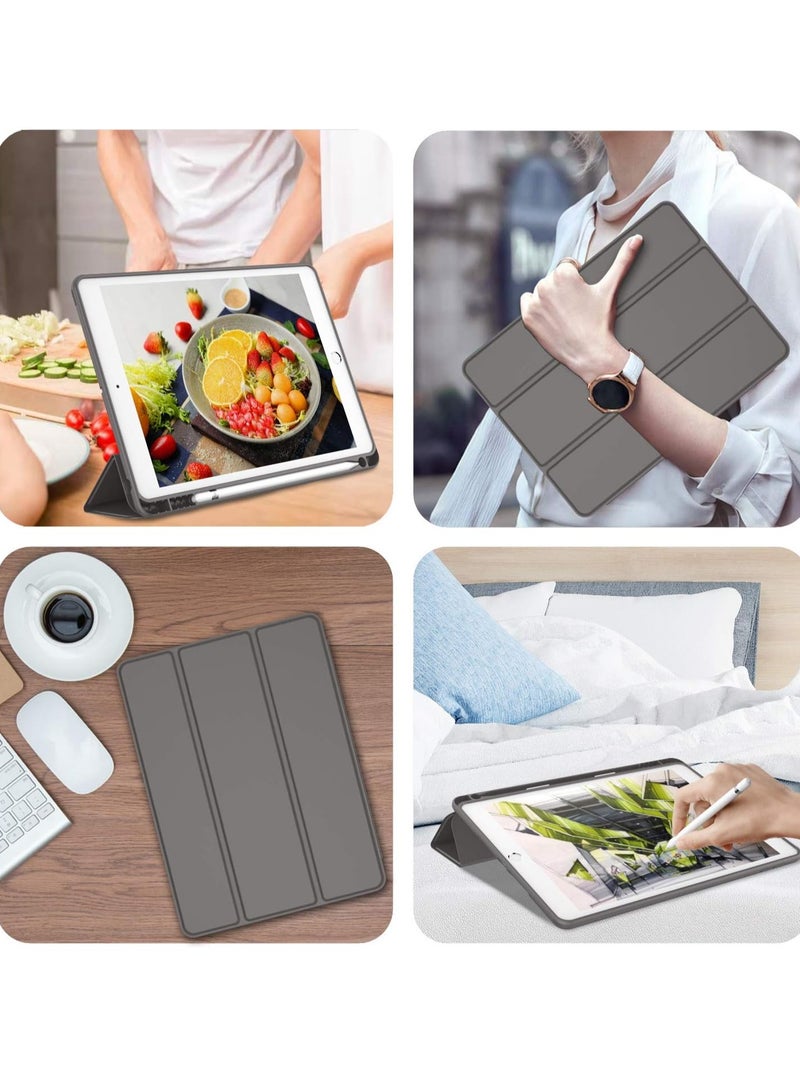 MIGOFAST iPad 9.7 Case 2018 2017 Model 6th 5th Generation Smart Cover with Pencil Holder and Soft Baby Skin Silicone Back and Full Body Protection Auto Wake Sleep Cover - Image 4