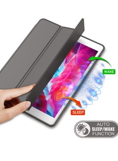 MIGOFAST iPad 9.7 Case 2018 2017 Model 6th 5th Generation Smart Cover with Pencil Holder and Soft Baby Skin Silicone Back and Full Body Protection Auto Wake Sleep Cover  - Image 3