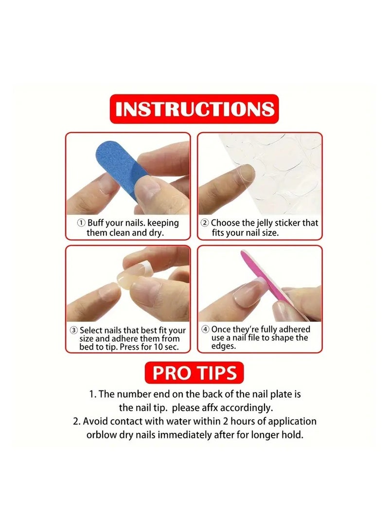 24 قطعة من الأظافر الزائفة اللامعة المتوسطة اللوز، نمط بسيط بالضغط الفرنسي على الأظافر مع تصميم دوامة ذهبية سوداء، أظافر صناعية رائعة ورائعة للنساء والفتيات للارتداء اليومي - Image 5