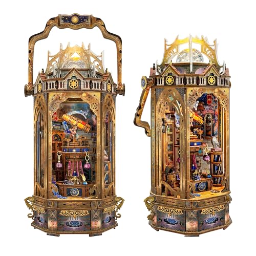 STRUCWOOD 3D Wooden Puzzles for Adults Model Kits DIY Crafts with Touch Control Lights Music Portable Stress Relief Puzzle for Home Decor Gift - Image 1