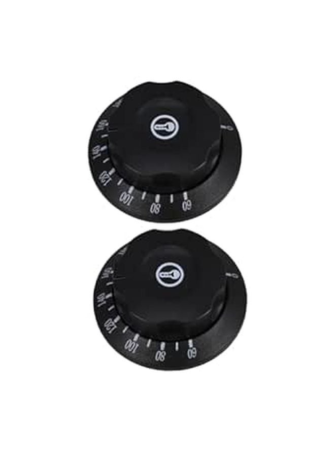 2Pcs Temperature Control Knobs for Gas Electric Stove Oven Grill Water Heater Replacement - Image 1