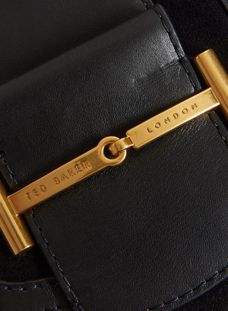 Ted Baker Edalani Suede Equestrian Shoulder Bag