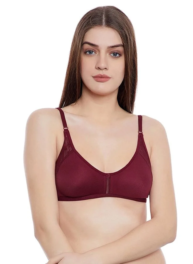 كلوفيا Clovia Pack Of 2 Solid Non Padded Full Coverage Bra In Multicolour