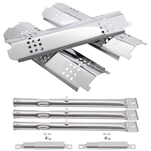 Adviace Grill Replacement Parts for Charbroil Gas2Coal 463340516 463370519 463370516 Gas 2 Coal Grill Models G4210500W1 G4662500W1 Burner G5530002W1A Heat Tent G4320078W1 Carry Over Tube - Image 1