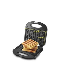JAMAKY Italy Jamaki Waffle Maker 1000 Watt Non-Stick Coating You Have The Ability To Control The Temperature And Indicator Light JMK2001 Black  - Image 3