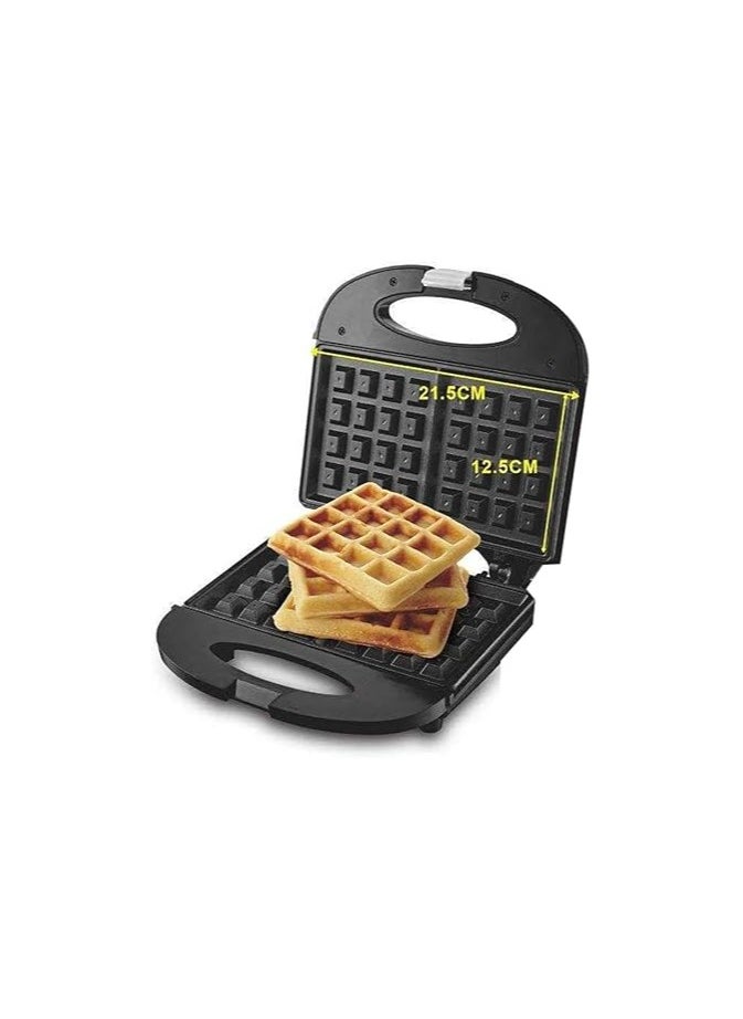 JAMAKY Italy - Jamaki Waffle Maker 1000 Watt Non-Stick Coating You Have The Ability To Control The Temperature And Indicator Light JMK2001 Black - Image 1