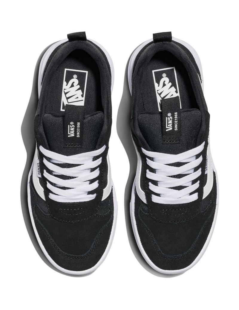 Vans Women's Range EXP Shoe - Athletic Fashion Sneakers for Walking, Comfortable. (Suede/Canvas) Black/White. 7 - Image 5