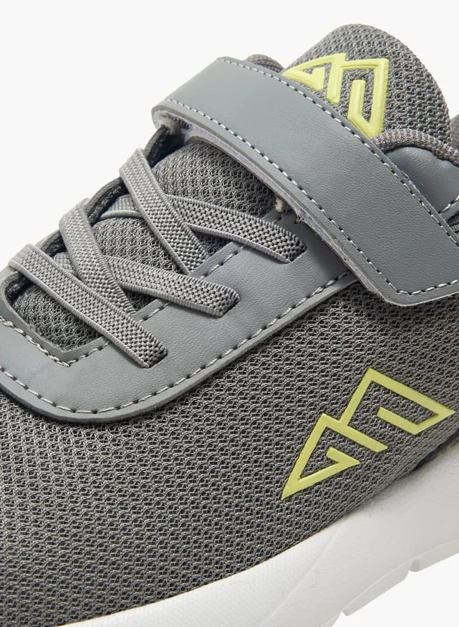 Oaklan by Shoexpress Boys Textured Sports Shoes with Hook and Loop Closure