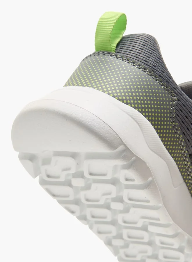 Oaklan by Shoexpress Boys Textured Sports Shoes with Hook and Loop Closure
