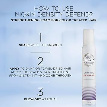 Nioxin 200ml Density Defend Foam Colour - Image 4