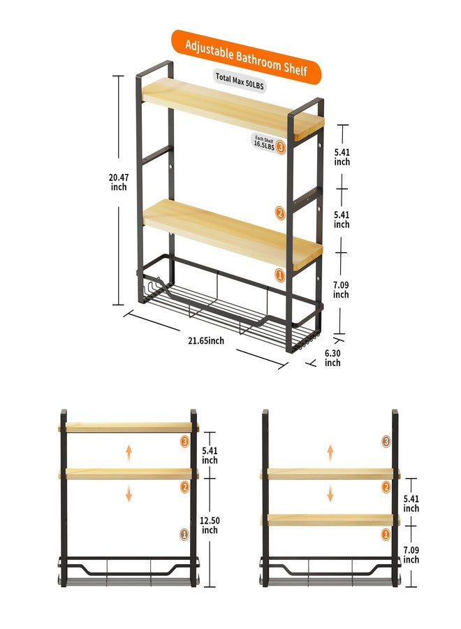CACHOLIV Bathroom Shelves Over Toilet - Image 2