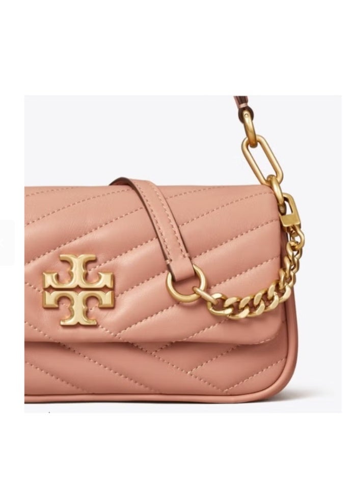 Burch Tory Burch Kira Chevron Small Flap Handbag Crossbody bag Shoulder Bag - Image 3
