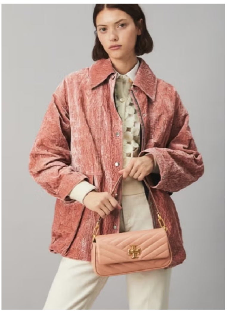 Burch Tory Burch Kira Chevron Small Flap Handbag Crossbody bag Shoulder Bag - Image 4